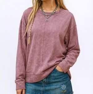 32 Degrees Mauve Long Sleeve Top.